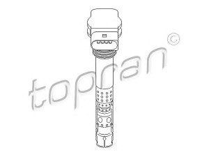 TOPRAN 110 572 ritė, uždegimas 
 Kibirkšties / kaitinamasis uždegimas -> Uždegimo ritė
06C 905 115D, 06C 905 115E, 06C 905 115F