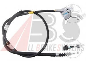 A.B.S. K13498 trosas, stovėjimo stabdys 
 Stabdžių sistema -> Valdymo svirtys/trosai
46420-87715-000