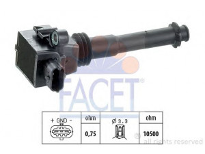 FACET 9.6282 ritė, uždegimas 
 Kibirkšties / kaitinamasis uždegimas -> Uždegimo ritė
46467542