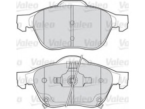 VALEO 598653 stabdžių trinkelių rinkinys, diskinis stabdys 
 Techninės priežiūros dalys -> Papildomas remontas
04465-05050, 04465-05080, 04465-05090