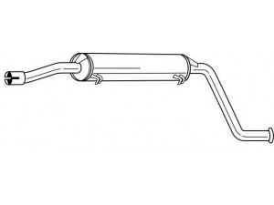 AKS DASIS SG72404 vidurinis duslintuvas