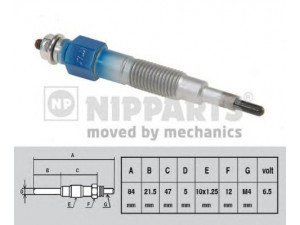 NIPPARTS N5711030 kaitinimo žvakė 
 Kibirkšties / kaitinamasis uždegimas -> Kaitinimo kaištis
11065-V7203
