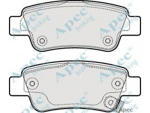 APEC braking PAD1940 stabdžių trinkelių rinkinys, diskinis stabdys 
 Techninės priežiūros dalys -> Papildomas remontas
43022T1GG000