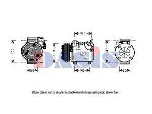 AKS DASIS 850801N kompresorius, oro kondicionierius 
 Oro kondicionavimas -> Kompresorius/dalys
AKC200A204L, AKC200A204R