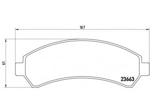 BREMBO P 10 016 stabdžių trinkelių rinkinys, diskinis stabdys 
 Techninės priežiūros dalys -> Papildomas remontas
18029863