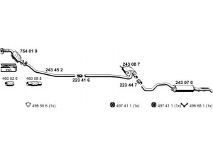 ERNST 010207 išmetimo sistema 
 Išmetimo sistema -> Išmetimo sistema, visa