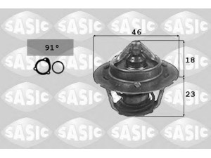 SASIC 3306007 termostatas, aušinimo skystis 
 Aušinimo sistema -> Termostatas/tarpiklis -> Thermostat
4693117AA, 5278144AA, 11531485847