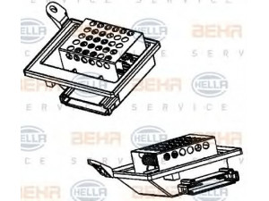 HELLA 9ML 351 332-211 varža, vidaus pūtiklis 
 Šildymas / vėdinimas -> Orpūtė/dalys
001 835 88 06, A 001 835 88 06