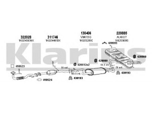 KLARIUS 940597E išmetimo sistema