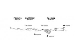 VENEPORTE 250090 išmetimo sistema 
 Išmetimo sistema -> Išmetimo sistema, visa