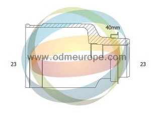 ODM-MULTIPARTS 14-076904 jungčių komplektas, kardaninis velenas 
 Ratų pavara -> Sujungimai/komplektas