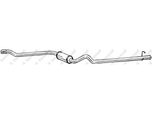BOSAL 287-277 galinis duslintuvas 
 Išmetimo sistema -> Duslintuvas
7 607 676