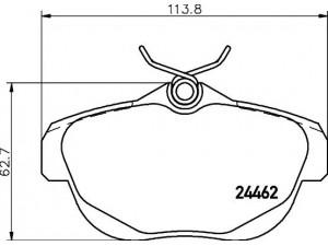 HELLA PAGID 8DB 355 012-881 stabdžių trinkelių rinkinys, diskinis stabdys 
 Techninės priežiūros dalys -> Papildomas remontas
4253,29, 425329