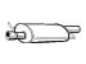 WALKER 23200 priekinis duslintuvas 
 Išmetimo sistema -> Duslintuvas
7E0253209C, 7H0253209, 7H0253209Q