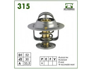 MTE-THOMSON 315.88 termostatas, aušinimo skystis 
 Aušinimo sistema -> Termostatas/tarpiklis -> Thermostat
16340-54010, 16341-87789, 16341-87789-000