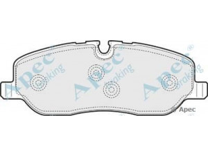 APEC braking PAD1468 stabdžių trinkelių rinkinys, diskinis stabdys 
 Techninės priežiūros dalys -> Papildomas remontas
SFP500010