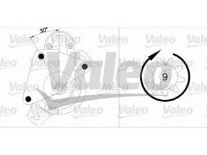 VALEO 455549 starteris 
 Elektros įranga -> Starterio sistema -> Starteris
7700664932, 7700757741, 7700851490