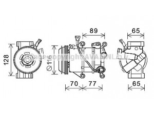 AVA QUALITY COOLING TOK687 kompresorius, oro kondicionierius 
 Oro kondicionavimas -> Kompresorius/dalys
883100D420