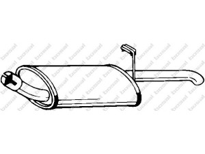 BOSAL 154-845 galinis duslintuvas 
 Išmetimo sistema -> Duslintuvas
5022601, 6153546
