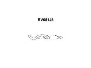 VENEPORTE RV05146 galinis duslintuvas 
 Išmetimo sistema -> Duslintuvas
GEX33456, GEX33523