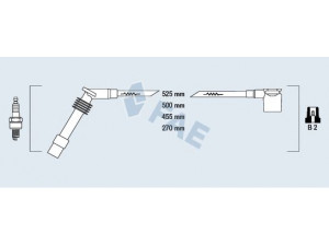 FAE 85084 uždegimo laido komplektas 
 Kibirkšties / kaitinamasis uždegimas -> Uždegimo laidai/jungtys
1282163, 1282164, 1282165, 1282166