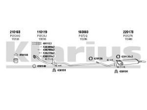 KLARIUS 630069E išmetimo sistema 
 Išmetimo sistema -> Išmetimo sistema, visa