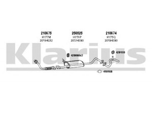 KLARIUS 450041E išmetimo sistema 
 Išmetimo sistema -> Išmetimo sistema, visa