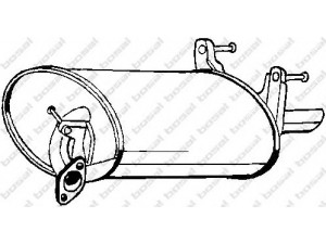 BOSAL 228-427 galinis duslintuvas 
 Išmetimo sistema -> Duslintuvas
17430-1A300