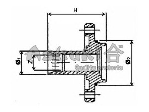 ASHUKI T611-06 rato stebulė
43502-52010