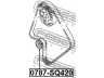 FEBEST 0787-SQ420 įtempiklio skriemulys, paskirstymo diržas
3252666, R201-12-700B, 12810-78E01