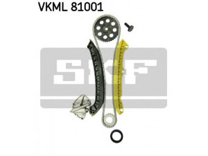SKF VKML 81001 pavaros grandinės komplektas 
 Variklis -> Variklio uždegimo laiko reguliavimo kontrolė -> Sinchronizavimo grandinė/įtempiklis/kreiptuvas -> Pavaros grandinės komplektas
038 103 085 E, 038 103 085 E, 03D 105 209 E