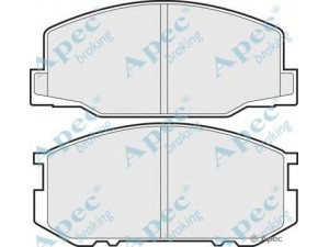APEC braking PAD395 stabdžių trinkelių rinkinys, diskinis stabdys 
 Techninės priežiūros dalys -> Papildomas remontas
0446514050, 0446514330, 0446527050