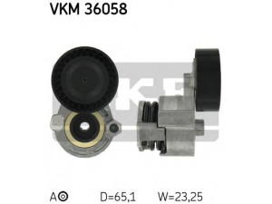 SKF VKM 36058 įtempiklio skriemulys, V formos rumbuotas diržas 
 Diržinė pavara -> V formos rumbuotas diržas/komplektas -> Įtempiklio skriemulys
82 00 275 844, 82 00 371 058