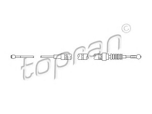 TOPRAN 112 147 trosas, stovėjimo stabdys 
 Stabdžių sistema -> Valdymo svirtys/trosai
1J0 609 721AC, 1J0 609 721AD, 1J0 609 721AP