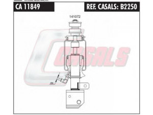 CASALS B2250 amortizatorius, kabinos pakaba 
 Kėbulas -> Vairuotojo kabina -> Pakaba, vairuotojo kabina
5010228849