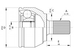 OPEN PARTS CVJ5698.10 jungčių komplektas, kardaninis velenas 
 Ratų pavara -> Sujungimai/komplektas
1306055, 1360389, 1493004, 1493012