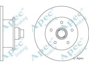 APEC braking DSK588 stabdžių diskas 
 Dviratė transporto priemonės -> Stabdžių sistema -> Stabdžių diskai / priedai
251407617, 251407617A, 251407617B