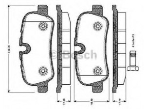 BOSCH 0 986 TB3 021 stabdžių trinkelių rinkinys, diskinis stabdys 
 Techninės priežiūros dalys -> Papildomas remontas
SFP500020, SFP500021, SFP500022