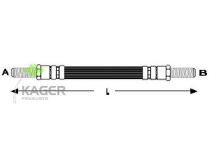 KAGER 38-0007 stabdžių žarnelė 
 Stabdžių sistema -> Stabdžių žarnelės
116464554300, 116584554400, 60522545