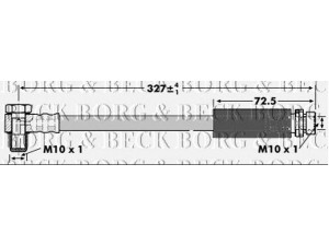 BORG & BECK BBH6736 stabdžių žarnelė 
 Stabdžių sistema -> Stabdžių žarnelės
1051093, 1071941, 97BG 2C339 AB