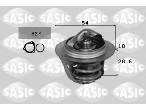 SASIC 3306091 termostatas, aušinimo skystis 
 Aušinimo sistema -> Termostatas/tarpiklis -> Thermostat
51770698, 73502809, 1338007, 1338008