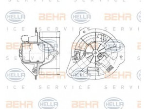 HELLA 8EW 009 157-591 vidaus pūtiklis 
 Šildymas / vėdinimas -> Orpūtė/dalys
3 506 530, 6 820 812, 6 849 031
