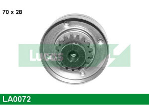 LUCAS ENGINE DRIVE LA0072 kreipiantysis skriemulys, V formos rumbuotas diržas 
 Diržinė pavara -> V formos rumbuotas diržas/komplektas -> Laisvasis/kreipiamasis skriemulys
7700851321