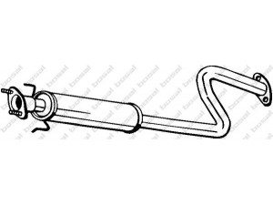 BOSAL 278-111 vidurinis duslintuvas 
 Išmetimo sistema -> Duslintuvas
WCE1-05280, GEX-33754, WCE-105280