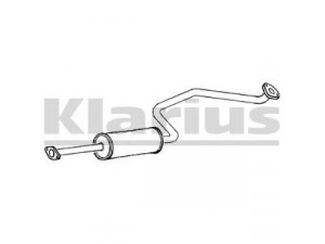 KLARIUS DN552W vidurinis duslintuvas 
 Išmetimo sistema -> Duslintuvas
20300AV705, 20300AV706, 20300AV705