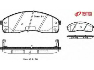 METZGER 0821.02 stabdžių trinkelių rinkinys, diskinis stabdys 
 Techninės priežiūros dalys -> Papildomas remontas
0K56A-33-23Z, 0K58A-33-23Z, 0K75A-33-28Z