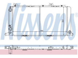 NISSENS 60438 radiatorius, variklio aušinimas 
 Aušinimo sistema -> Radiatorius/alyvos aušintuvas -> Radiatorius/dalys
811.121.253 E, 811121253B