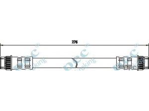 APEC braking HOS3457 stabdžių žarnelė 
 Stabdžių sistema -> Stabdžių žarnelės
7704003961