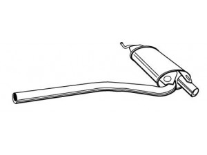 WALKER 21190 vidurinis duslintuvas 
 Išmetimo sistema -> Duslintuvas
8D0253409AA