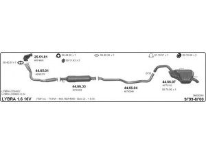 IMASAF 546000091 išmetimo sistema 
 Išmetimo sistema -> Išmetimo sistema, visa